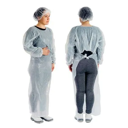 Avental Barbeiro Imperm Descartavel Polietileno 40 Micras