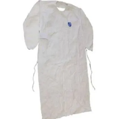 Avental Barbeiro Quimico Dupont Tyvek500 Ty278b Branco