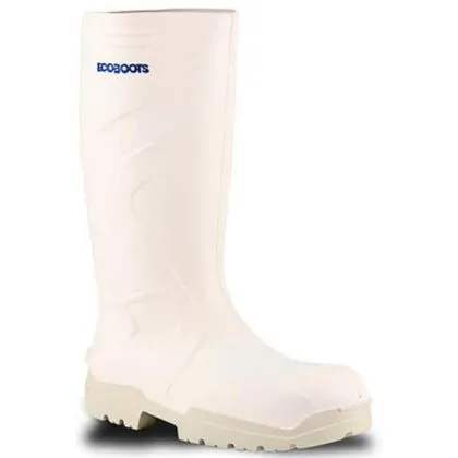 Bota Pu Longa 35cm B.comp Solado Gelo Ecoboots Puresafe 44 branco 37