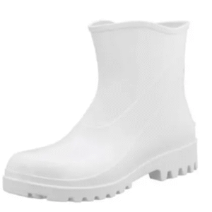 Bota Pvc Curta 28cm Sem Forro Bracol Acquaflex Branca 35