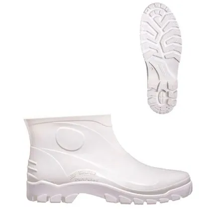 Bota Pvc Extra Curta 13cm Calfor Stivaletto 43 branco 201