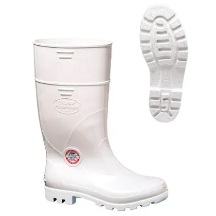Bota Pvc Longa 34cm Calfor Maxisola 41 branco 205