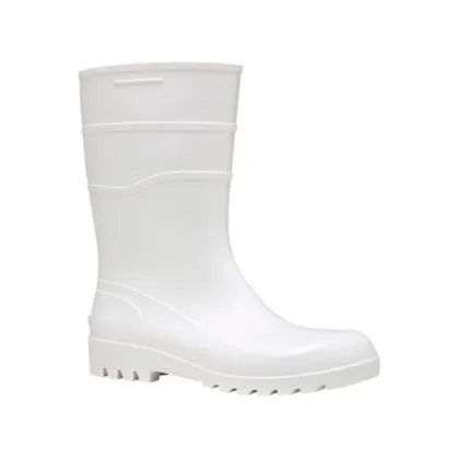 Bota de Pvc Branca Cano Curto Fujiwara 33