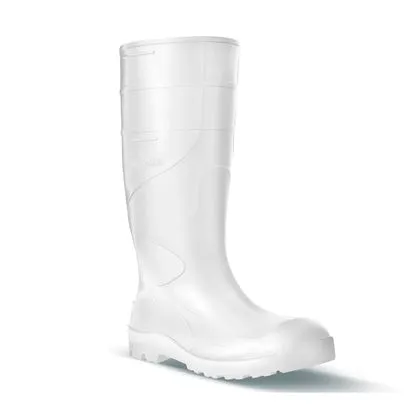 Bota de Pvc Branca Cano Longo Fujiwara 37