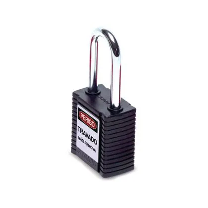 Cadeado Plast Bloqueio Haste Metal Seg Diferentes 4,7cm Brady Express Preto