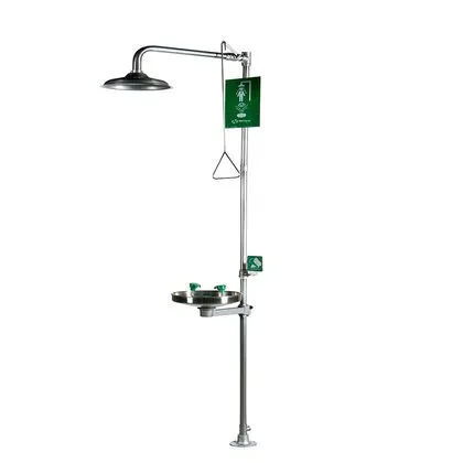 Chuveiro Lava-olhos Com Acionamento Manual Em Aço Inox 304 Haws Avlis