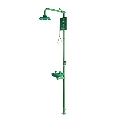 Chuveiro Lava-olhos Manual Em Ferro Galvanizado Cl001 Haws Avlis