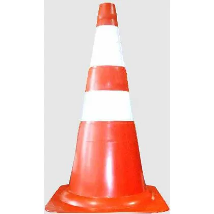 Cone 75cm Refletivo Flexivel Plastcor Laranja e Branco Laranja e Branco