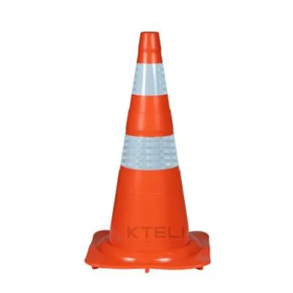 Cone 75cm Refletivo Tipo Ii Nbr 15071 Kteli lar br Laranja e Branco