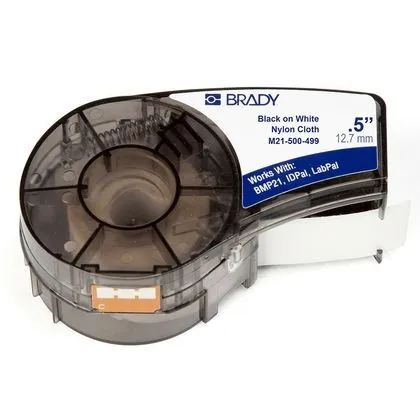 Etiqueta Nylon 19,0mmx4,88m Impressora BMP21 Brady Etiqueta Para Impressora Bmp21 Brady