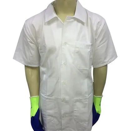 Jaleco Manga Curta Em Brim Profissional Prot-cap G