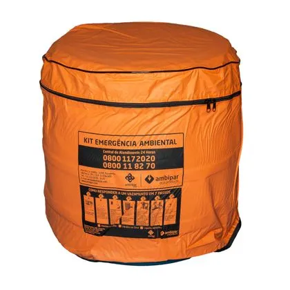 Kit Tambor 120l Verde Vazamento Agressivo 83l Ambclean