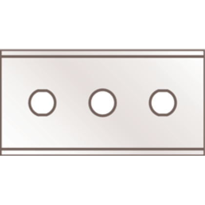 Lâmina Aço Carbono 43x22mm Estilete Martor 37040.60 Lamina Em Aço Carbono 37040.60 Martor