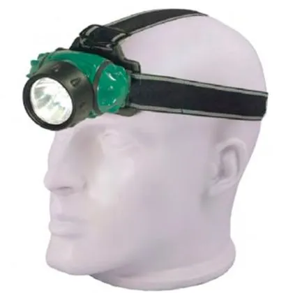 Lanterna Profissional Cabeca Capacete Carbografite 1 Watt