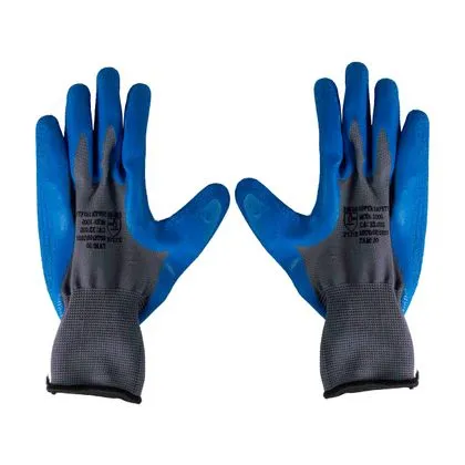 Luva Banho Latex Ventil Tecido Super Safety Ss1005 9 10