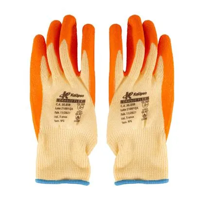 Luva Banho Latex Ventil Trico Kalipso Orangeflex Xg laranja G