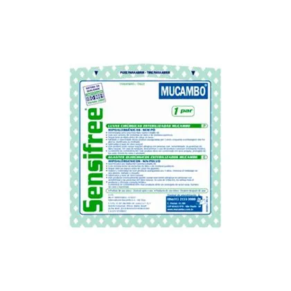 Luva Cirúrgica Sensifree Mucambo 6,5