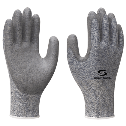 Luva Corte Banho Pu Fibra Vidro En388 4543 Supersafety S1008 7 cinza 10