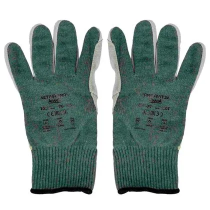 Luva Corte Ref Couro Aramida Nylon En388 4444d Ansell Vantage 70-765 9 10