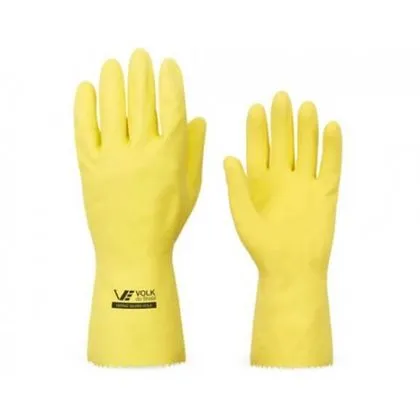 Luva Latex Silver 30cm 0,45mm Volk Silver 10