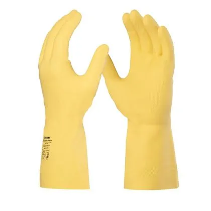Luva Látex Silver Amarela Danny M
