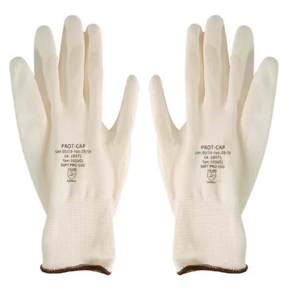 Luva Pro Poliéster Palma Antiderrapante Soft 10