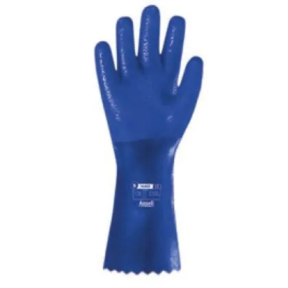 Luva Pvc Forrada Áspera 36cm Superflex Ansell