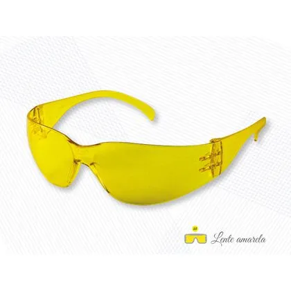 Óculos Policarb Kalipso Leopardo Amarelo