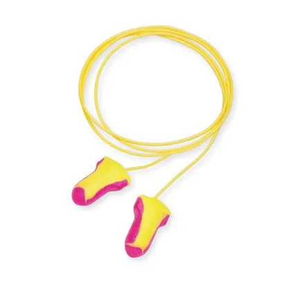 Plug Espuma 18dB Cordão Impermeável Honey Laser Lite Protetor Auricular de Espuma Bicolor Com Cordão Howard Leight