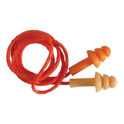 Plug Silicone 18dB Cordão Tecido Maxxi Bicor Protetor Auricular de Silicone Bicolor Com Cordão Maxxi Royal