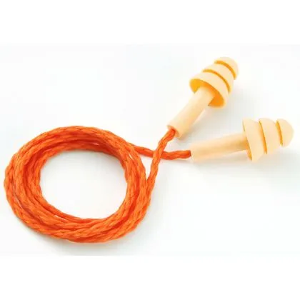 Plug Silicone 19dB Cordão Tecido 3M Pomp Plus Protetor Auricular de Silicone Pomp Plus 3m