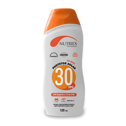 Protetor Solar Fps 30 Nutriex Frasco 120g