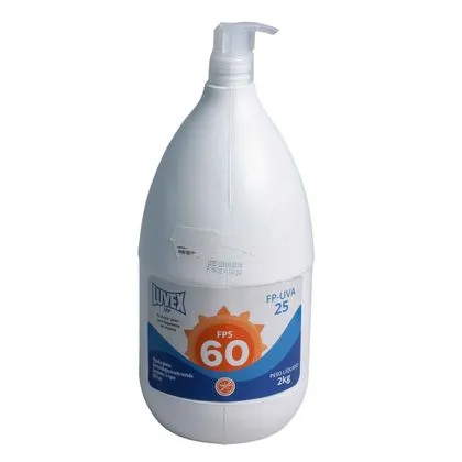 Protetor Solar Repelente Fps 60 Luvex Dosador 2kg