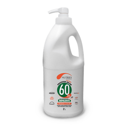 Protetor Solar Repelente Fps 60 Nutriex Dosador 2l