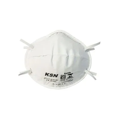 Respirador Descartável PFF2 Hospitalar Sem Válvula Concha KSN 3002 Azul Respirador Descartável K3002mh Hospitalar Pff2 - Poeiras, Névoas e Fumos Ksn