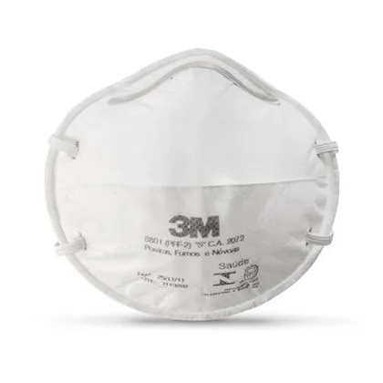 Respirador Descartavel Pff2 Sem Valvula Concha 3m 8801