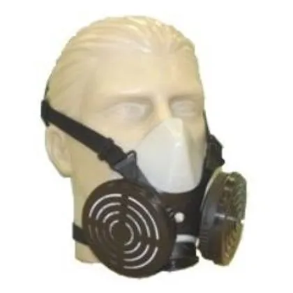 Respirador Semifacial Silicone Para 2 Cartuchos Msa Comfo Ii G