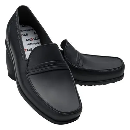 Sapato Ocupacional Antiderrapante Social Man Preto Sticky Shoes 37