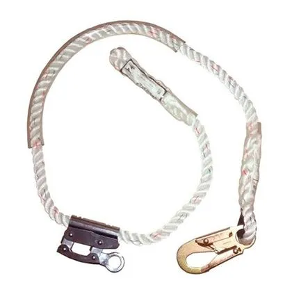 Talabarte de Posicionamento Ajustável Corda 16mm 1,80m Abertura 20mm Vicsa Talabarte de Posicionamento 1,80m Gancho 20mm Vicsa