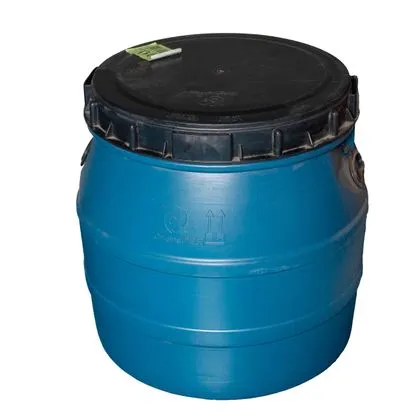 Tambor Vazamento Plastico Tampa Rosca 120l Ambclean