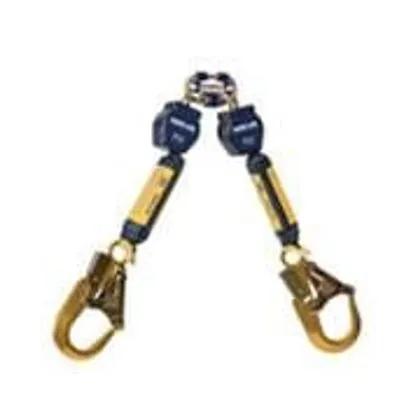 Trava Quedas Nano Lok Duplo Com Gancho de Alumínio 57mm Dbi Sala