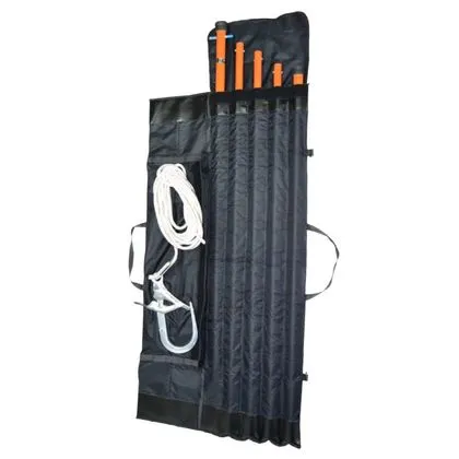 Vara Ancoragem 5 Elementos Conector Aluminio Abertura 100mm Com Bolsa Hercules
