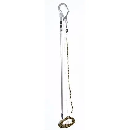 Vara Ancoragem Aluminio 7,5m Mosquetao Abertura 110mm Vicsa Regulavel