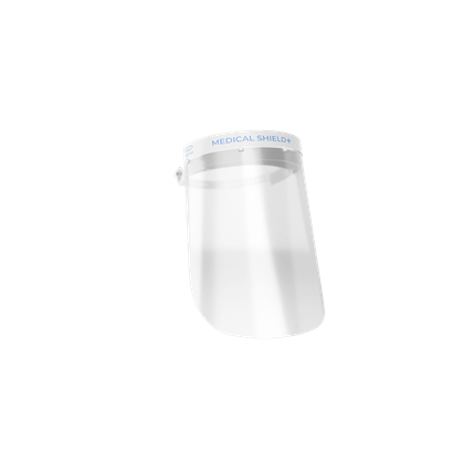 Visor Reposição Protetor Facial Covid Allprot Face Shield 5 Uni Lente Reposição Protetor Facial Covid Allprot Face Shield 5 Uni