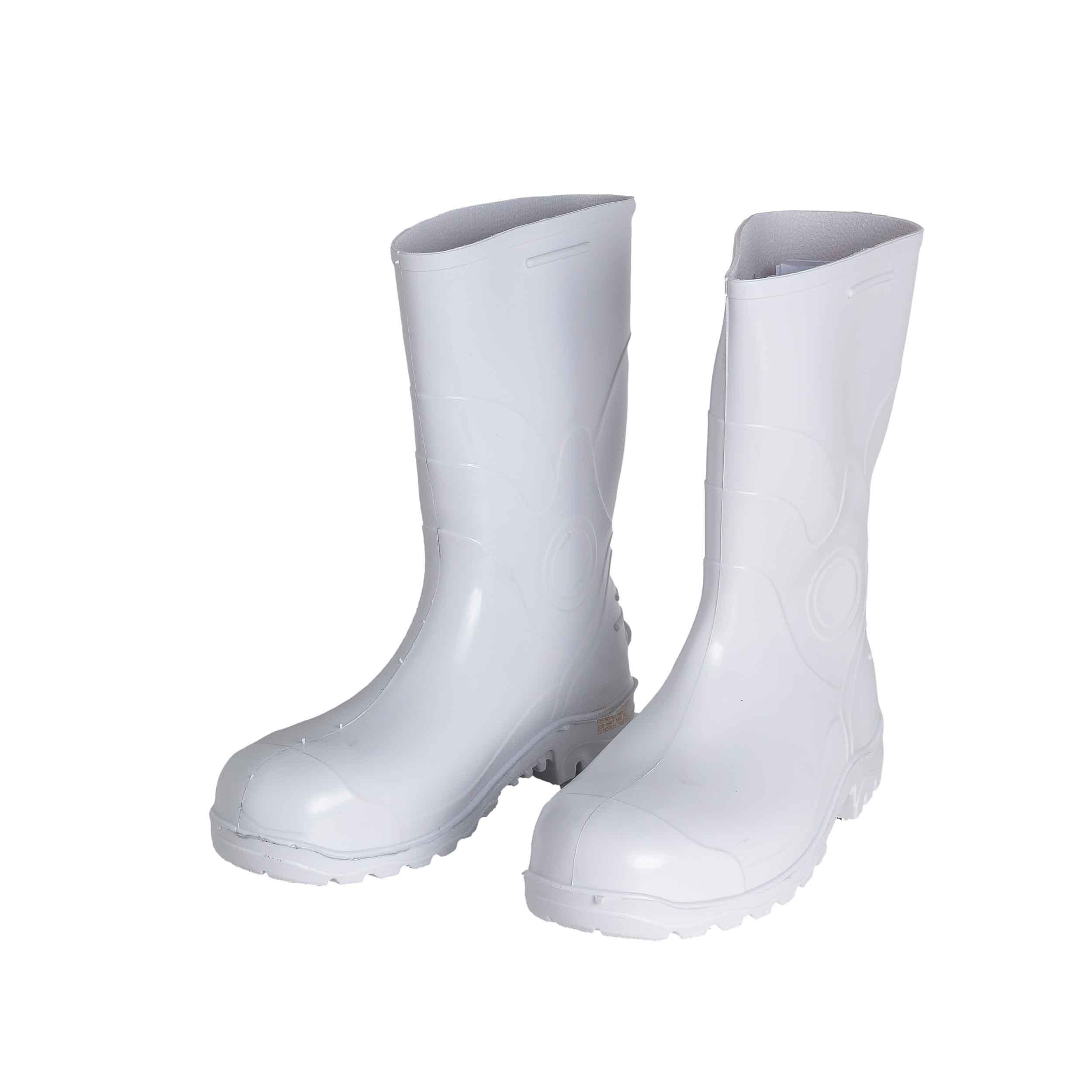 Bota Pvc Curta 26cm B.aco Bracol Acqualev 85bpc200 - Branco, 35