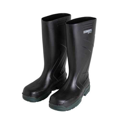 Bota Pu Longa 35cm Biqueira de Composite Solado Verde Ecoboots Polytech 37 1