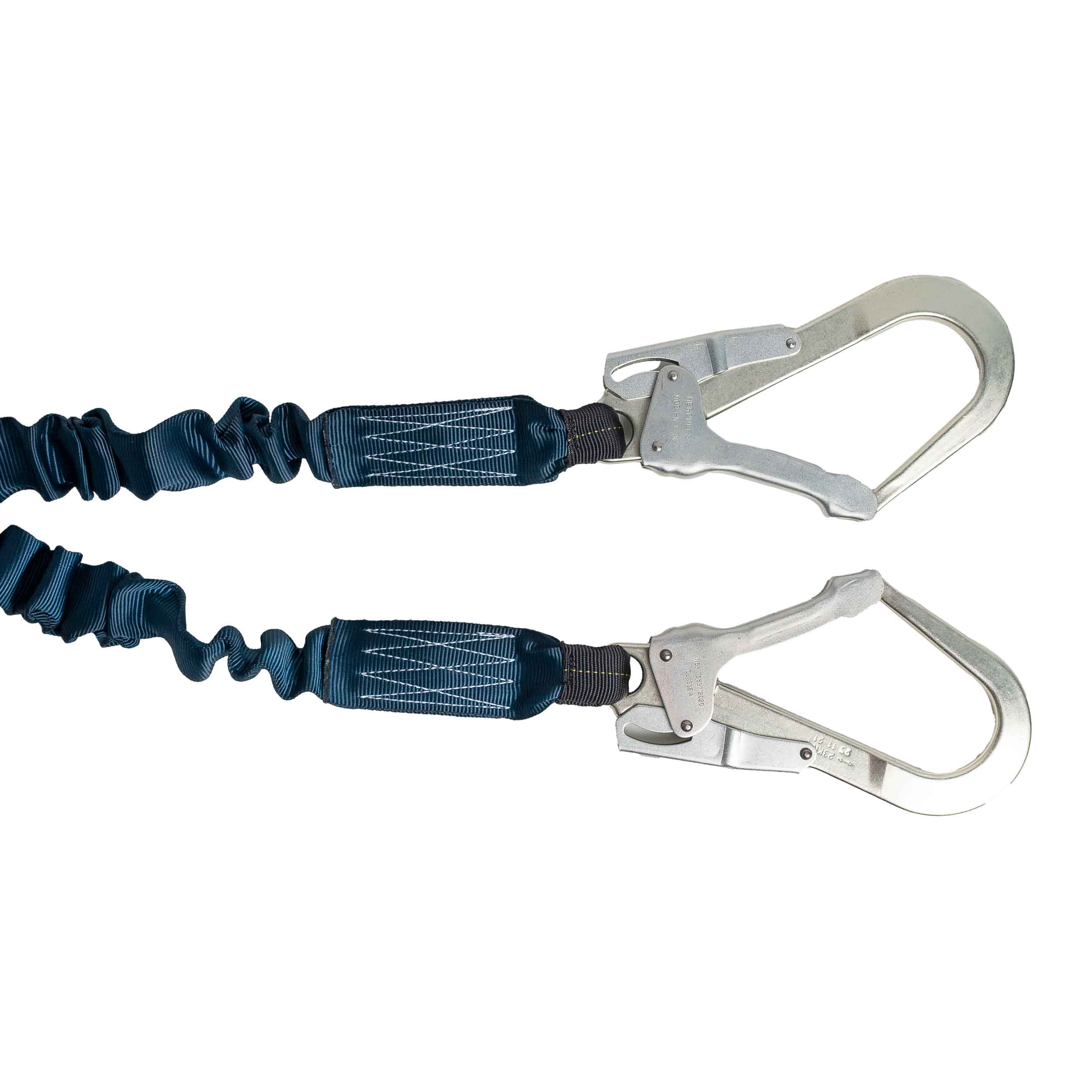 Talabarte Y Fita Com Elástico 1,3m com ABS Abertura 53mm Hercules HL032YECT Talabarte Em Y Com Absorvedor de Energia Hercules - Imagem 3