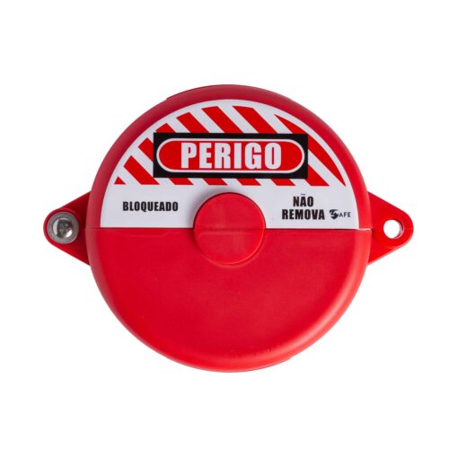 Bloqueio Valvula Gaveta Nylon 63 a 127mm 4safe Vermelho 1