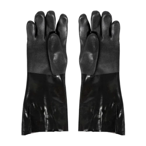 Luva De Segurança De Pvc Forrada Aspera 35Cm Petronit M