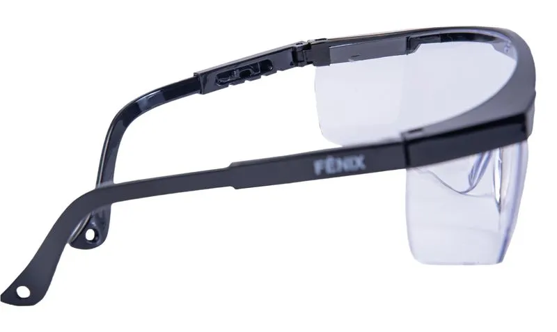 Óculos Policarb Anti-Risco Anti-Embaçante Danny Fenix VIC51110 Incolor Óculos de Proteção X-pro Lente Incolor Com Tratamento Ar e Ae Vicsa - Imagem 3